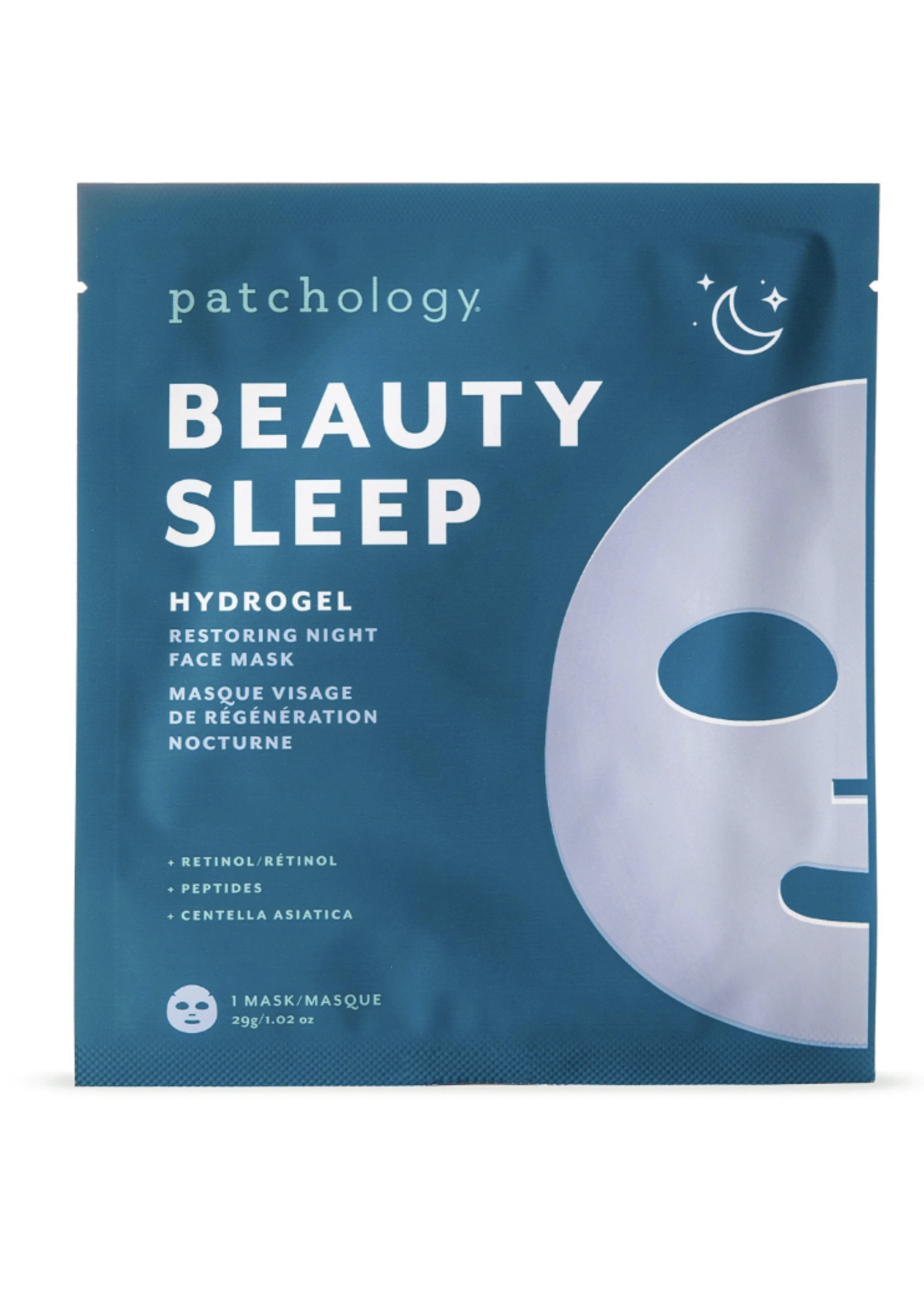 Patchology Beauty Sleep Hydrogel Night Face Mask - single