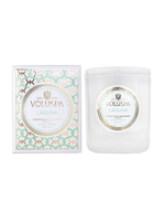 Voluspa Laguna Classic Boxed Glass Jar candle w lid