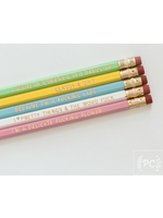 Prairie Chick Prints Pencil Set - Charming & Cheeky 2 - I Write in Cursive