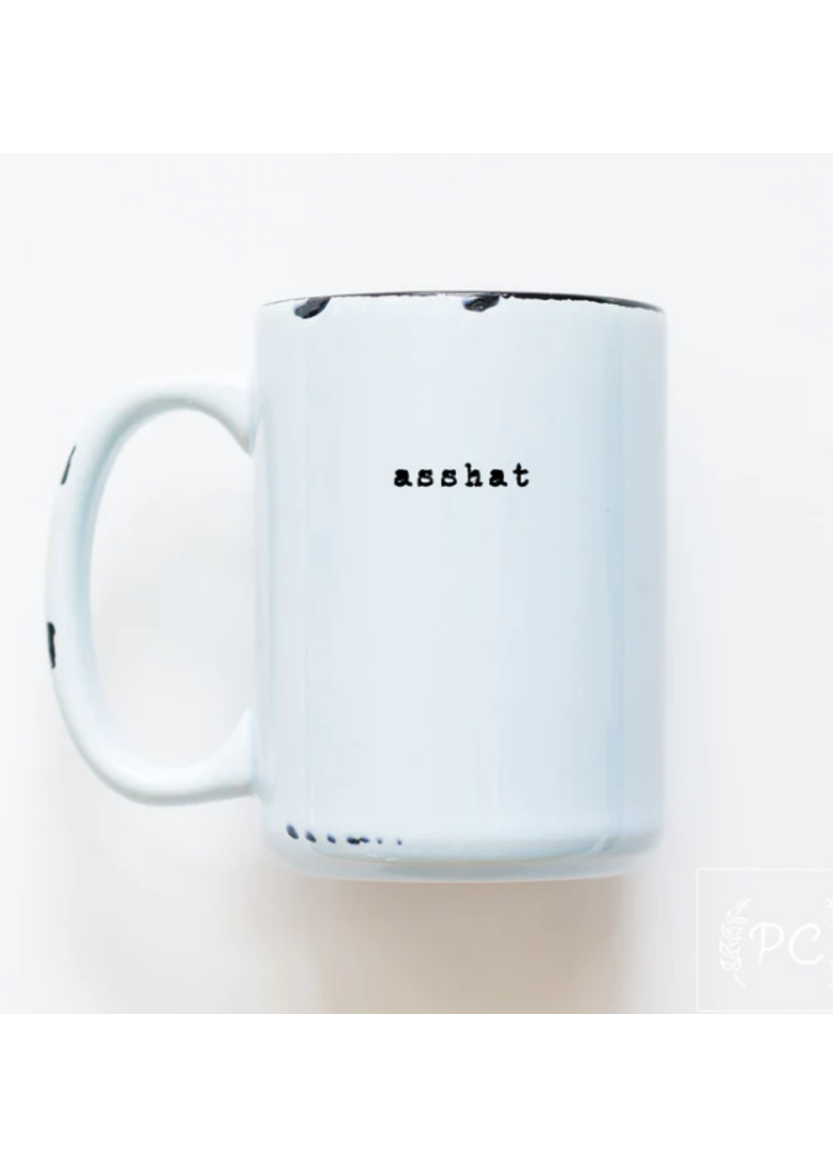 Prairie Chick Prints Asshat - Blue Mug
