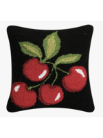 Peking Handicraft Black Cherries Hook Pillow