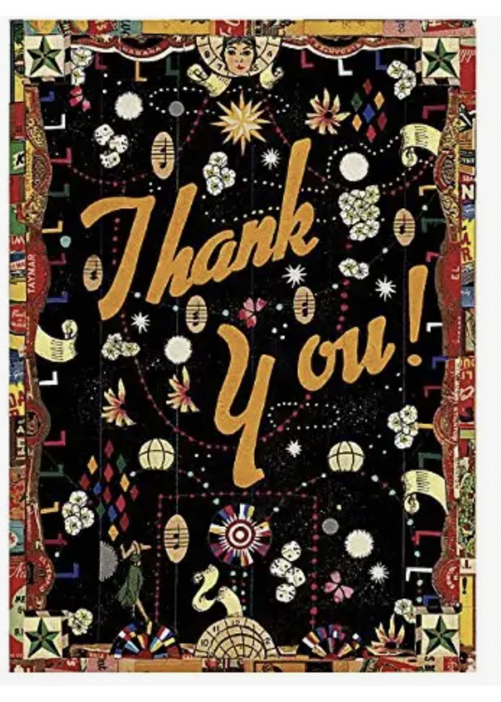 Texas Bookman Tony Fitzpatrick - Thank You!  Boxed Note Cards