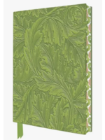Texas Bookman Artisan William Morris - Acanthus Art Journal Green faux leather