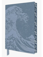 Texas Bookman Artisan Hokusai  - The Great Wave Art Journal - Blue Faux Leather