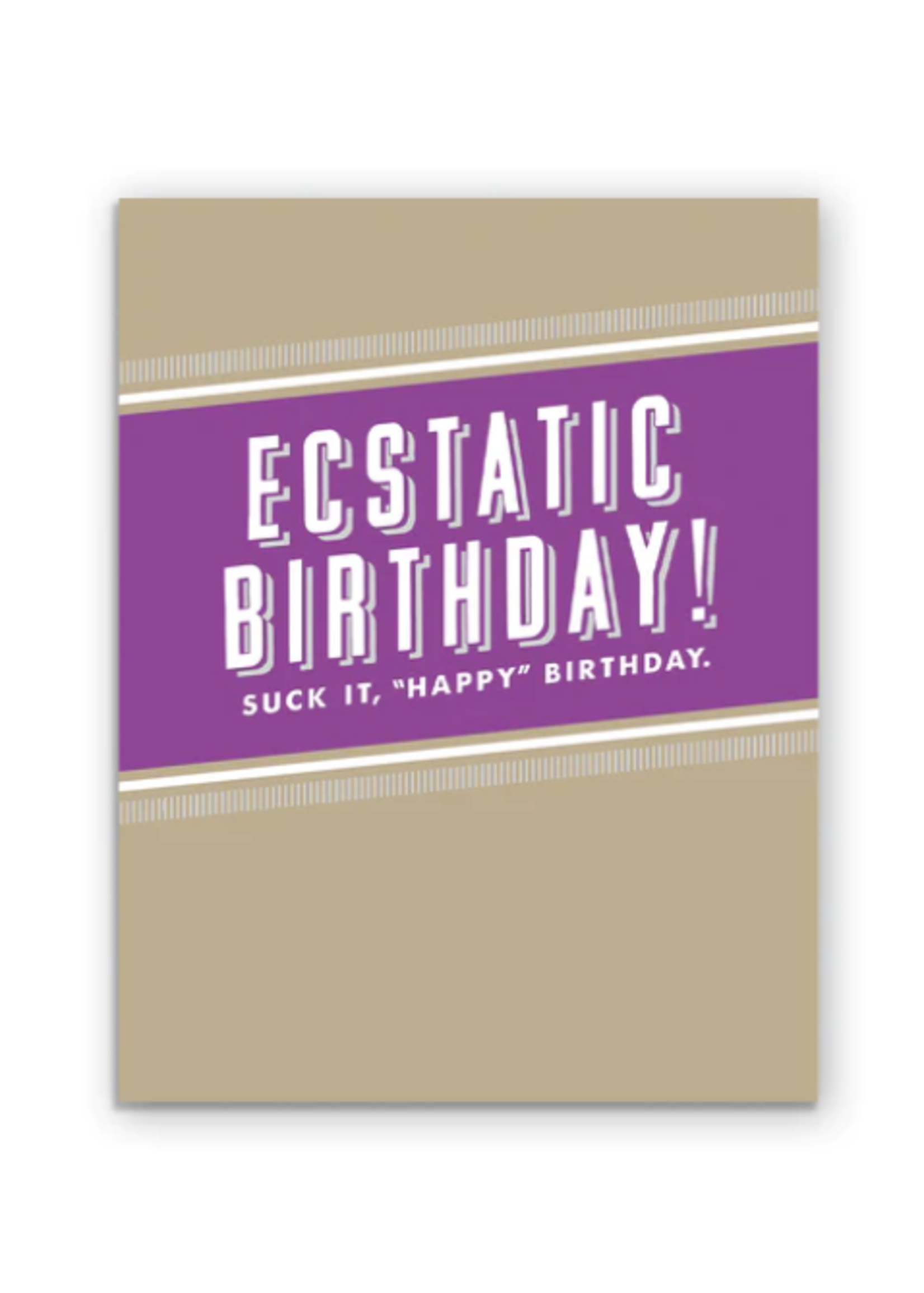 Mincing Mockingbird Ecstatic Birthday! Card