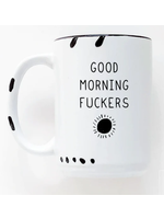 Prairie Chick Prints Good Morning Fuckers - White Mug