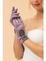 Powder UK Powder Genevieve Sueded Driving Gloves - Lavender
