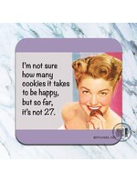 High Cotton Foam Coaster - How Many Cookies... It's Not 27