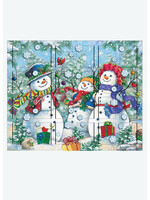 Byers Choice Heirloom Advent Calendar - Snowman Family