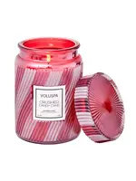 Voluspa Crushed Candy Cane Large Jar 18oz