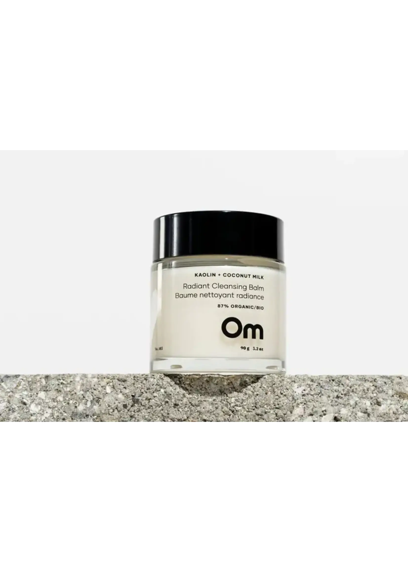 OM Organics Skincare OM Kaolin & Coconut Milk Radiant Cleansing Balm  90g