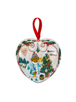 Heathcote & Ivory Ltd. Canada Nathalie Lete Christmas Scented Soap In Heart Shaped Tin 90g