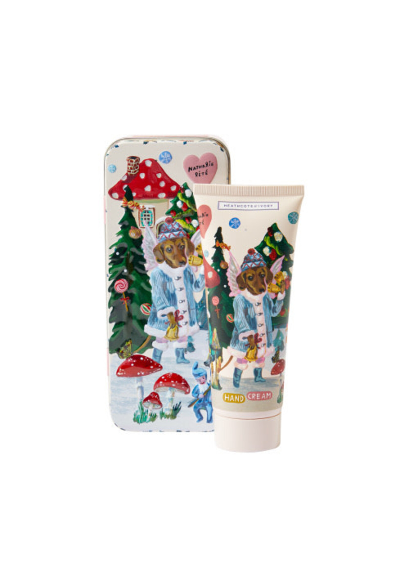 Heathcote & Ivory Ltd. Canada Nathalie Lete Christmas Hand Cream in Tin 100ml