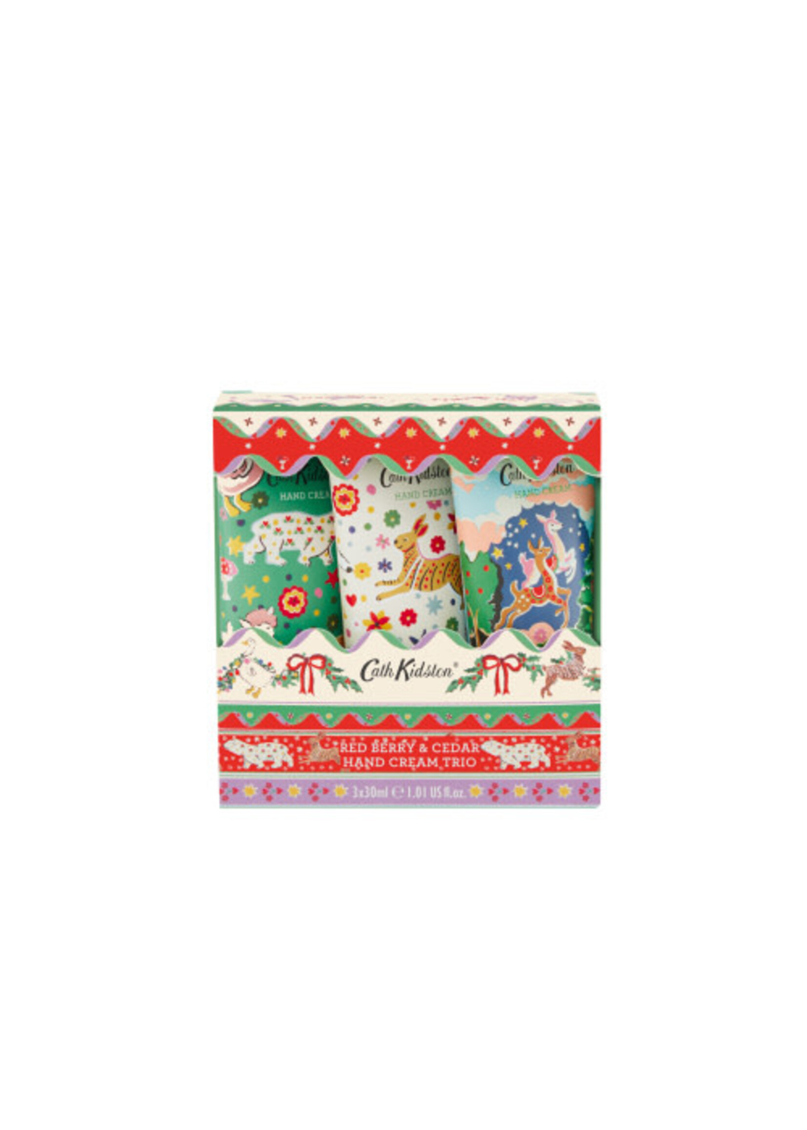 Heathcote & Ivory Ltd. Canada Cath Kidston Christmas Legends Hand Cream Trio 3 x 30ml