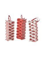 Razz Imports Red & White Ribbon Candy Ornament