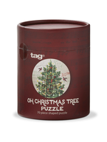 Tag Oh Christmas Tree Round Puzzle