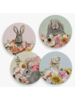 Greenbox Art Greenbox Ceramic Coasters - Springtime Bunny Pals - mixed