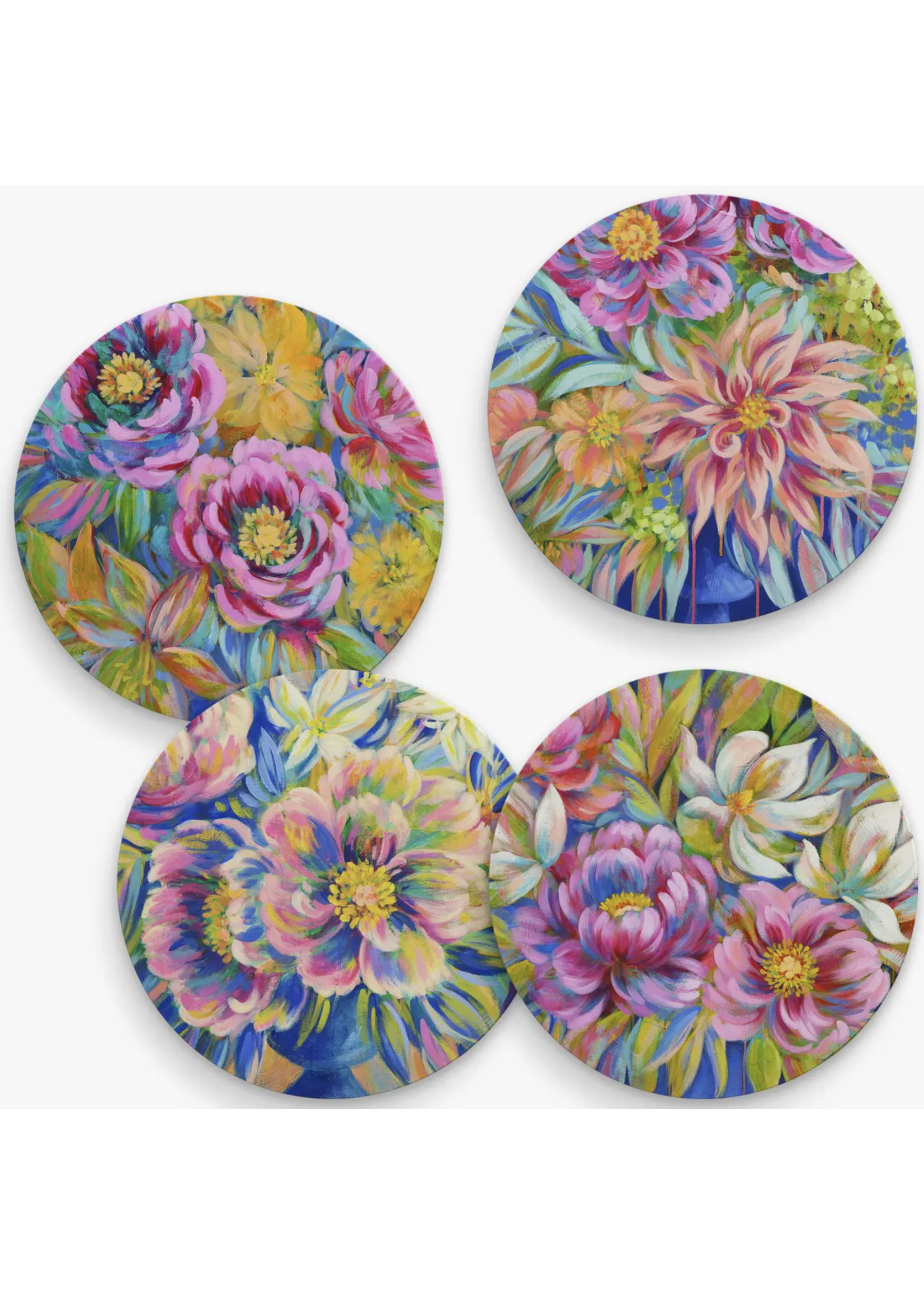 Greenbox Art Greenbox Ceramic Coasters - Deeply Rooted - mixed