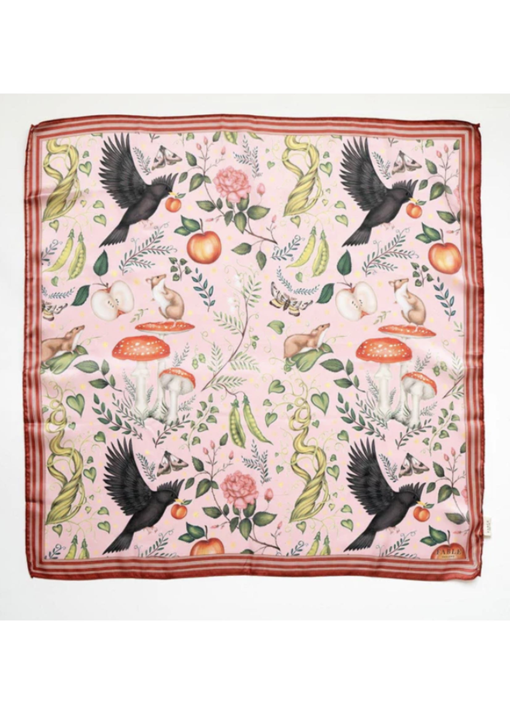 Fable England Into the Woods Scarf - Catherine Row x Fable - pink