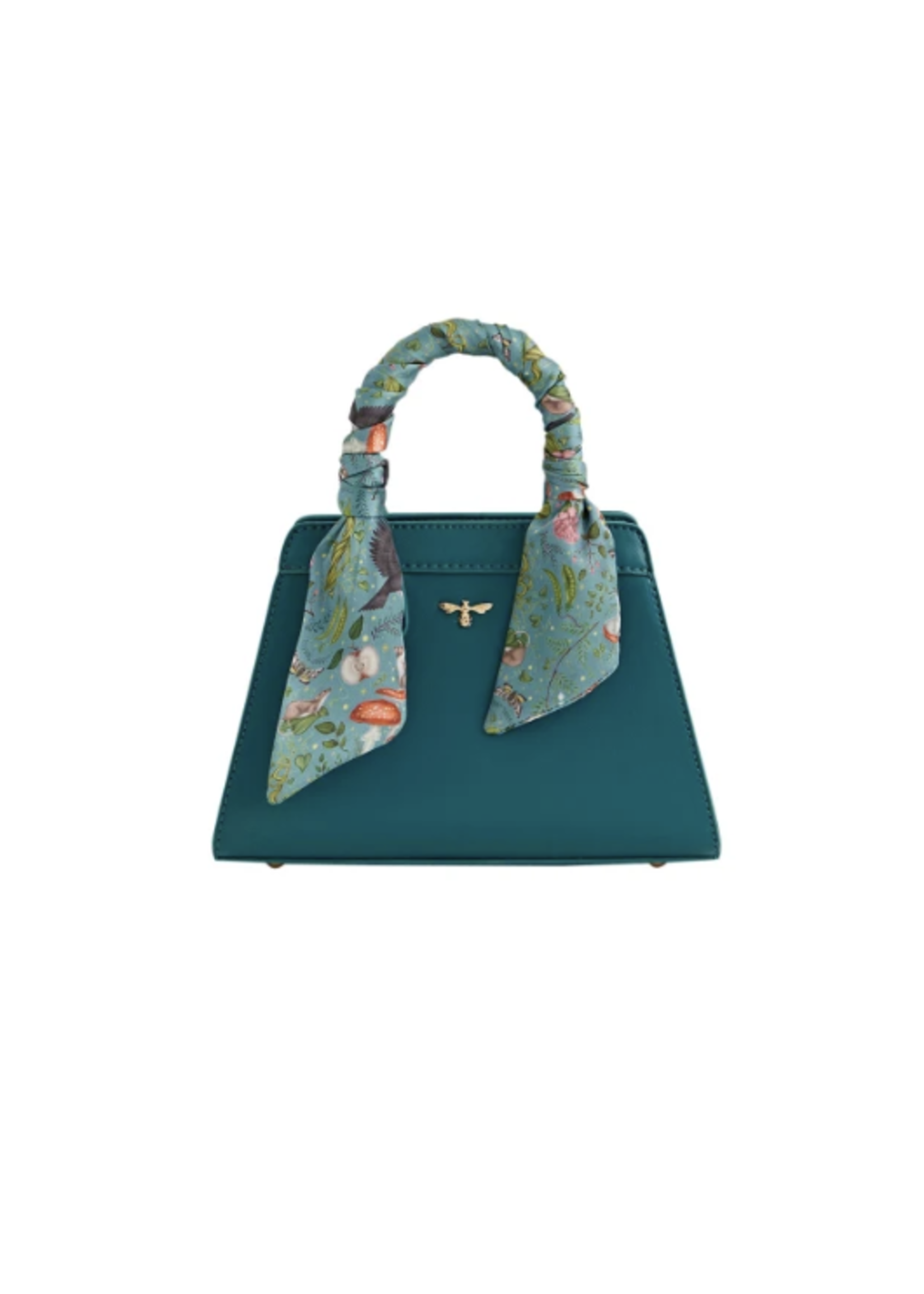 Fable England Fable Into the Woods Mini Tote - Catherine Row Collection - Teal