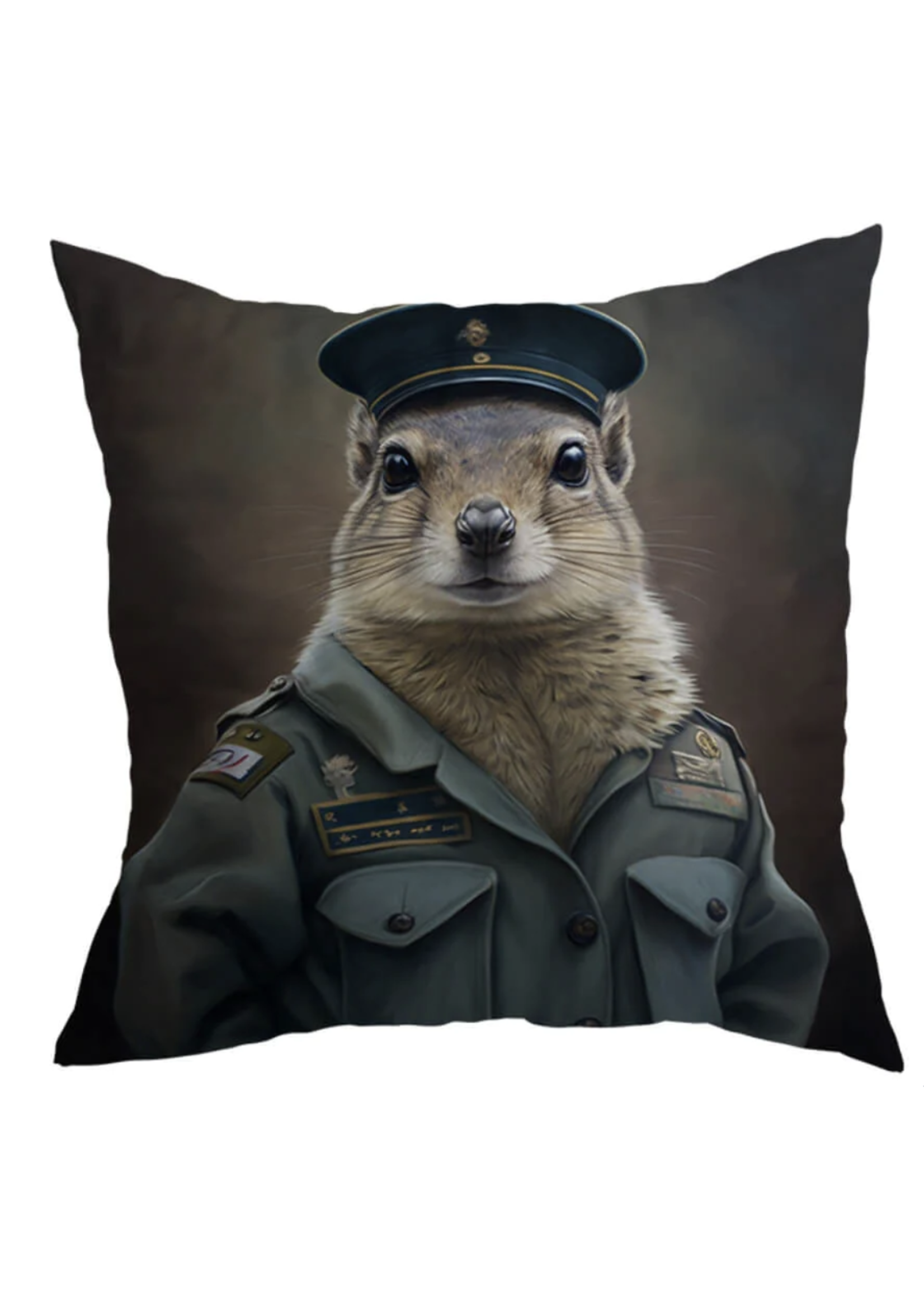 Moderny Military Animal Pillow -  Squirrel