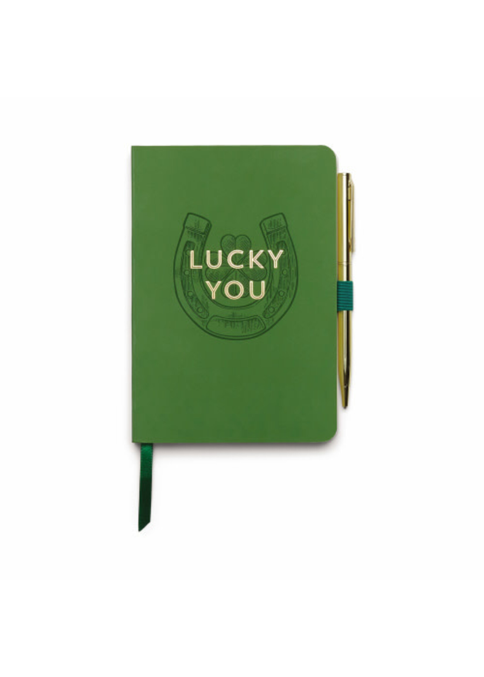 Designworks Ink Vintage SASS Notebook with Pen - Lucky You