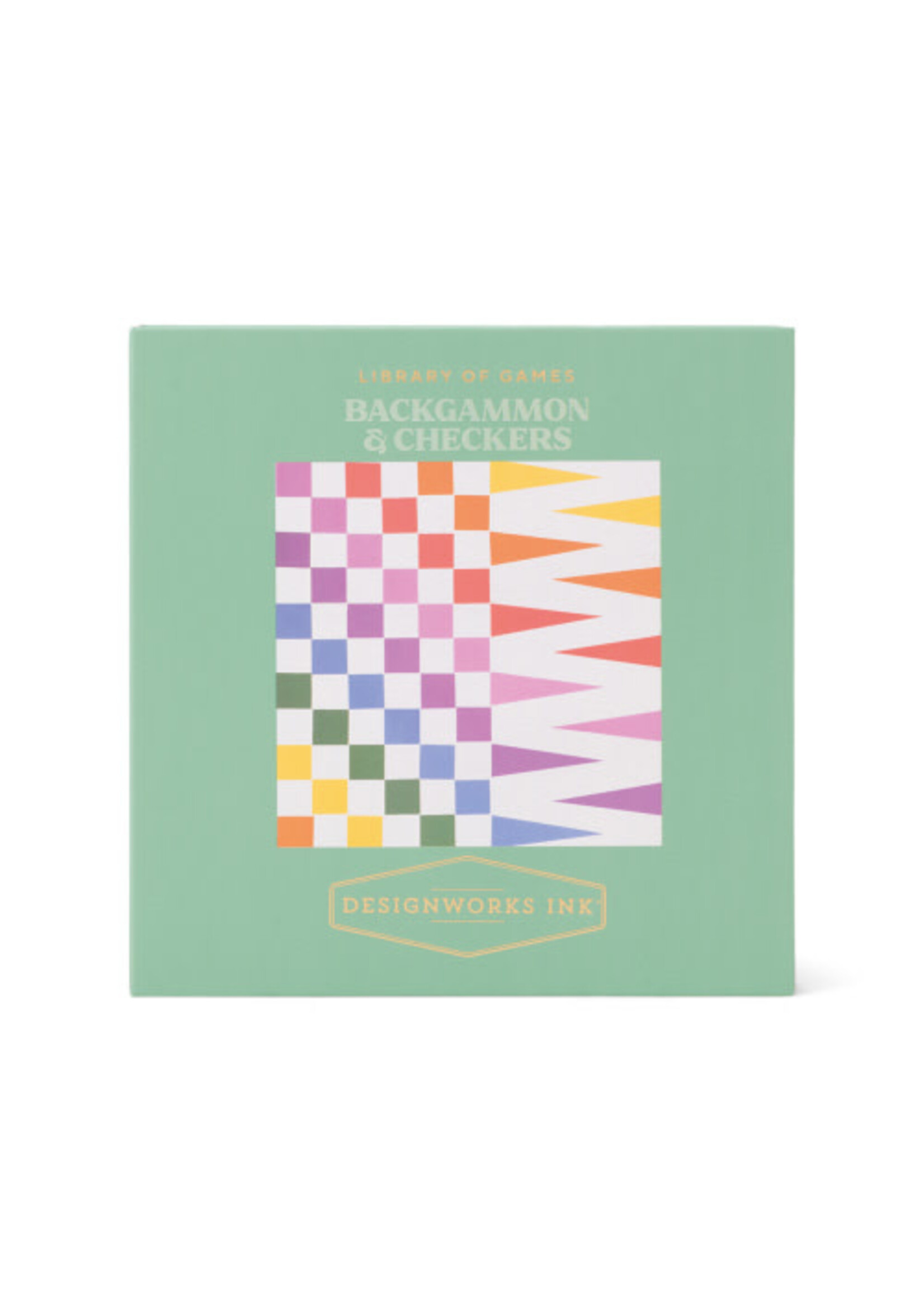Designworks Ink Tabletop - Library Of Games - Checkers & Backgammon