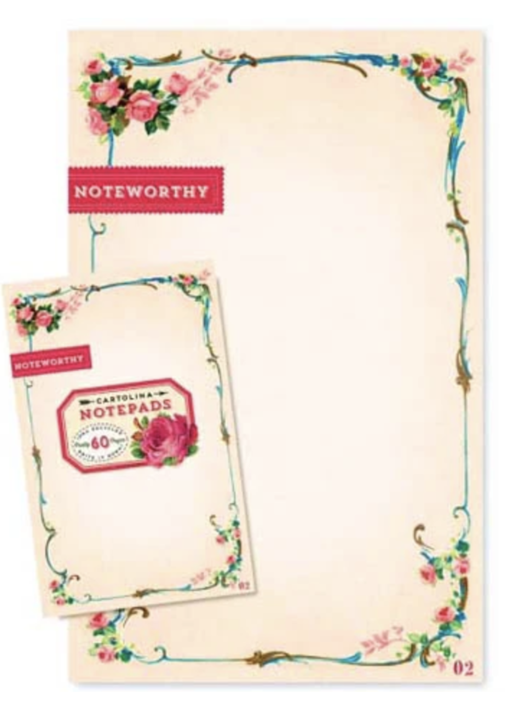 Cartolina Cartolina Floral Notepad - Noteworthy