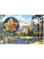 Cartolina Canada Vintage Postcard - Canada Mountains