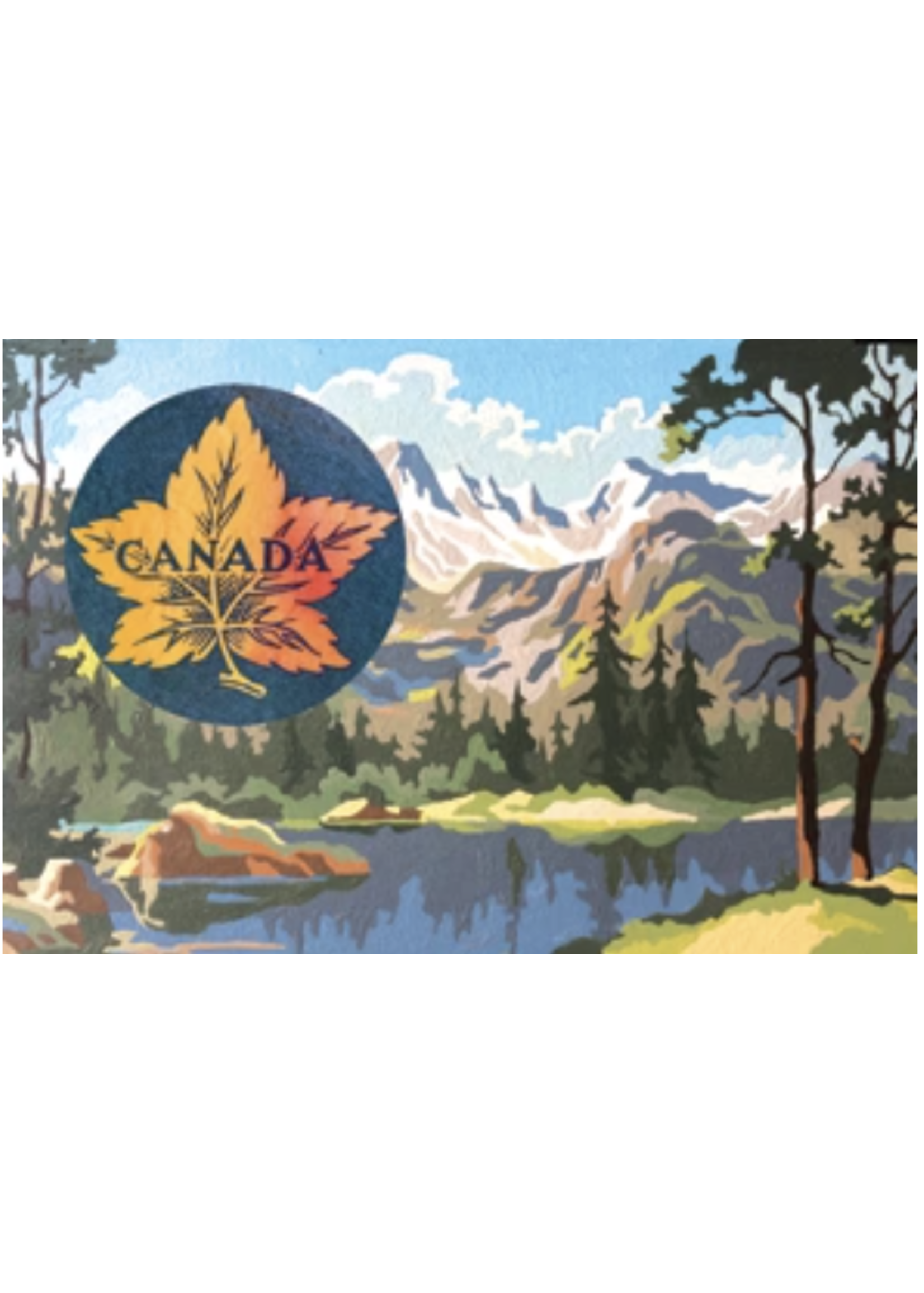 Cartolina Canada Vintage Postcard - Canada Mountains