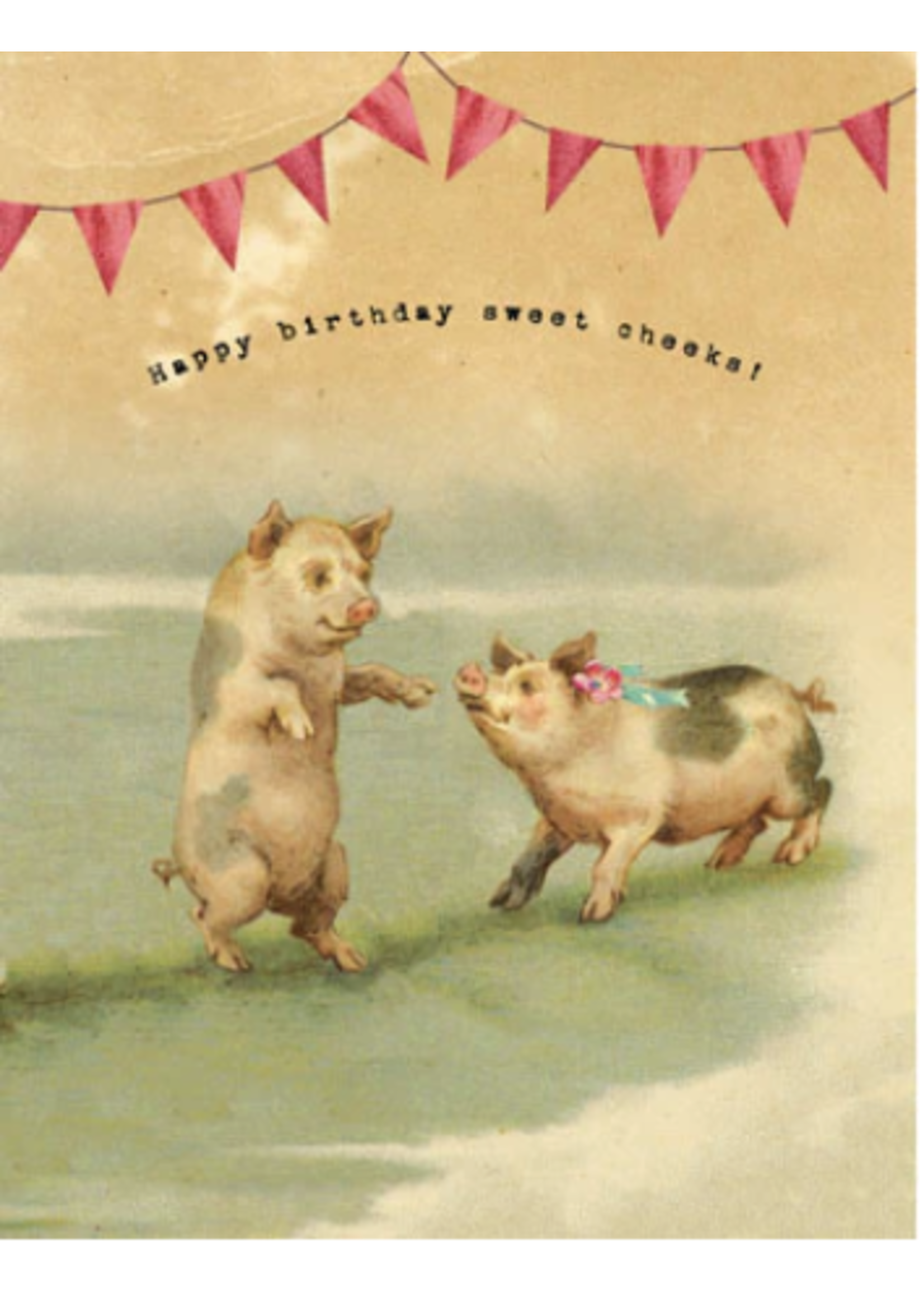 Cartolina Happy Birthday Sweet Cheeks Card
