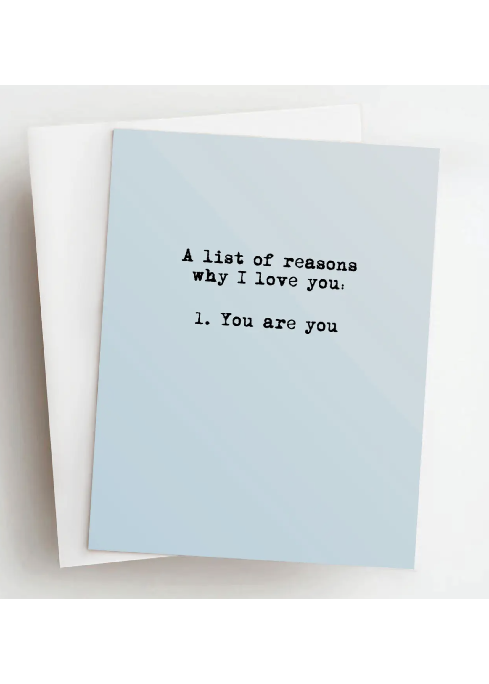 Skel&Co. List of reasons card