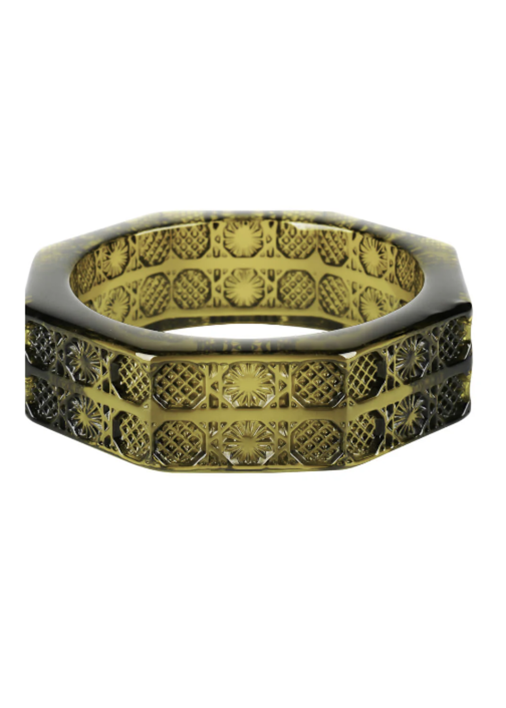 DOUGLASPOON DOUGLASPOON -Bangle ( thick octagon)- Olive