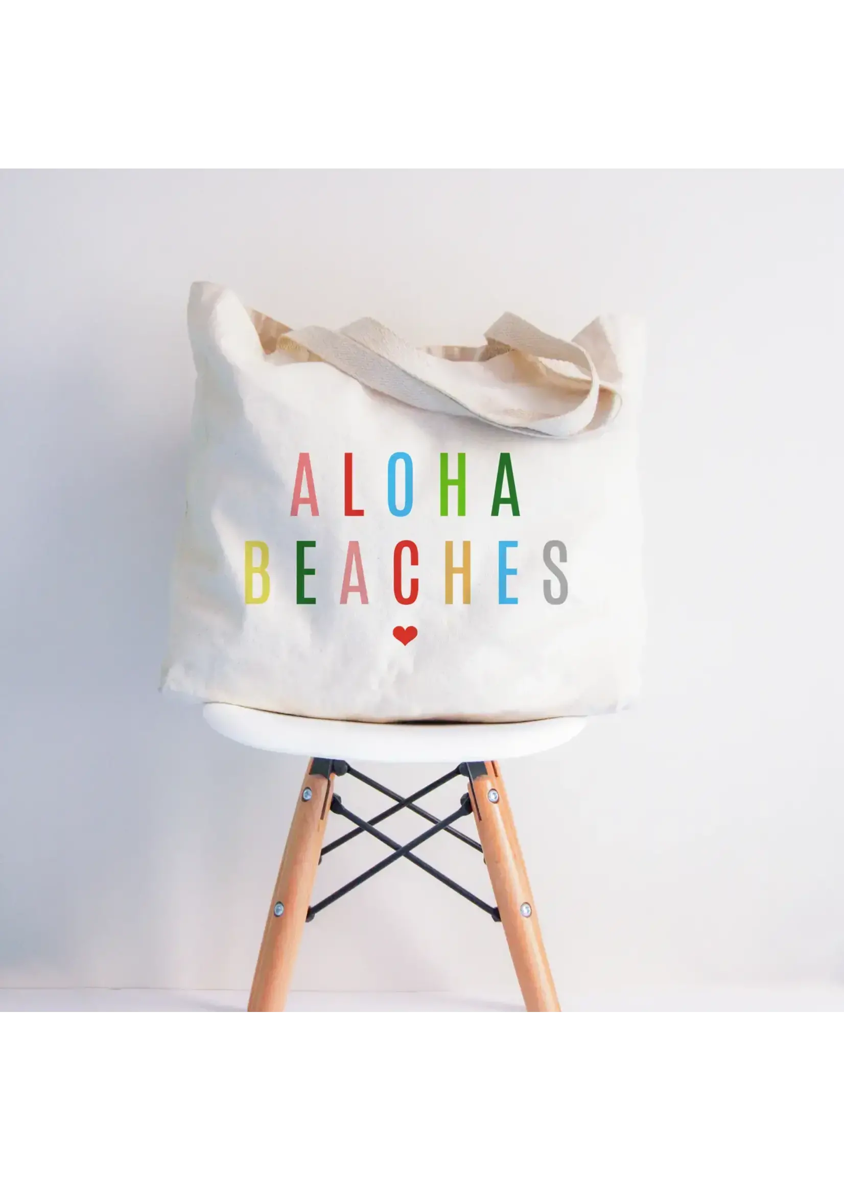 Love You A Latte Shop Colourful Tote Large - Aloha Beaches