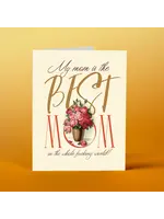 Offensively Delightful Best Mom - Vase - Card