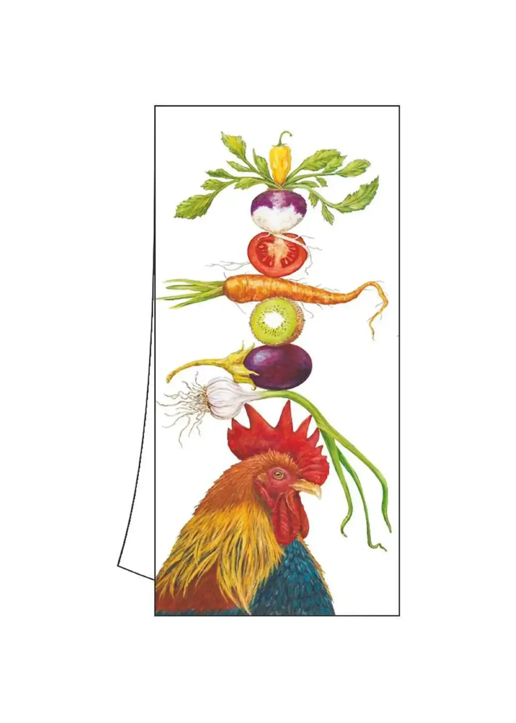 Paper Products Design Kitchen Tea Towel Homer the Rooster