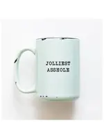 Prairie Chick Prints Jolliest Asshole  Mug - Green