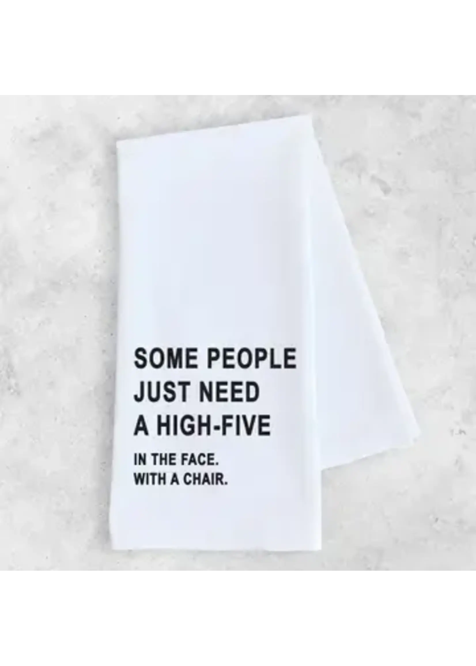 Dev D & Co. High-Five In The Face - Tea/Dish Towel