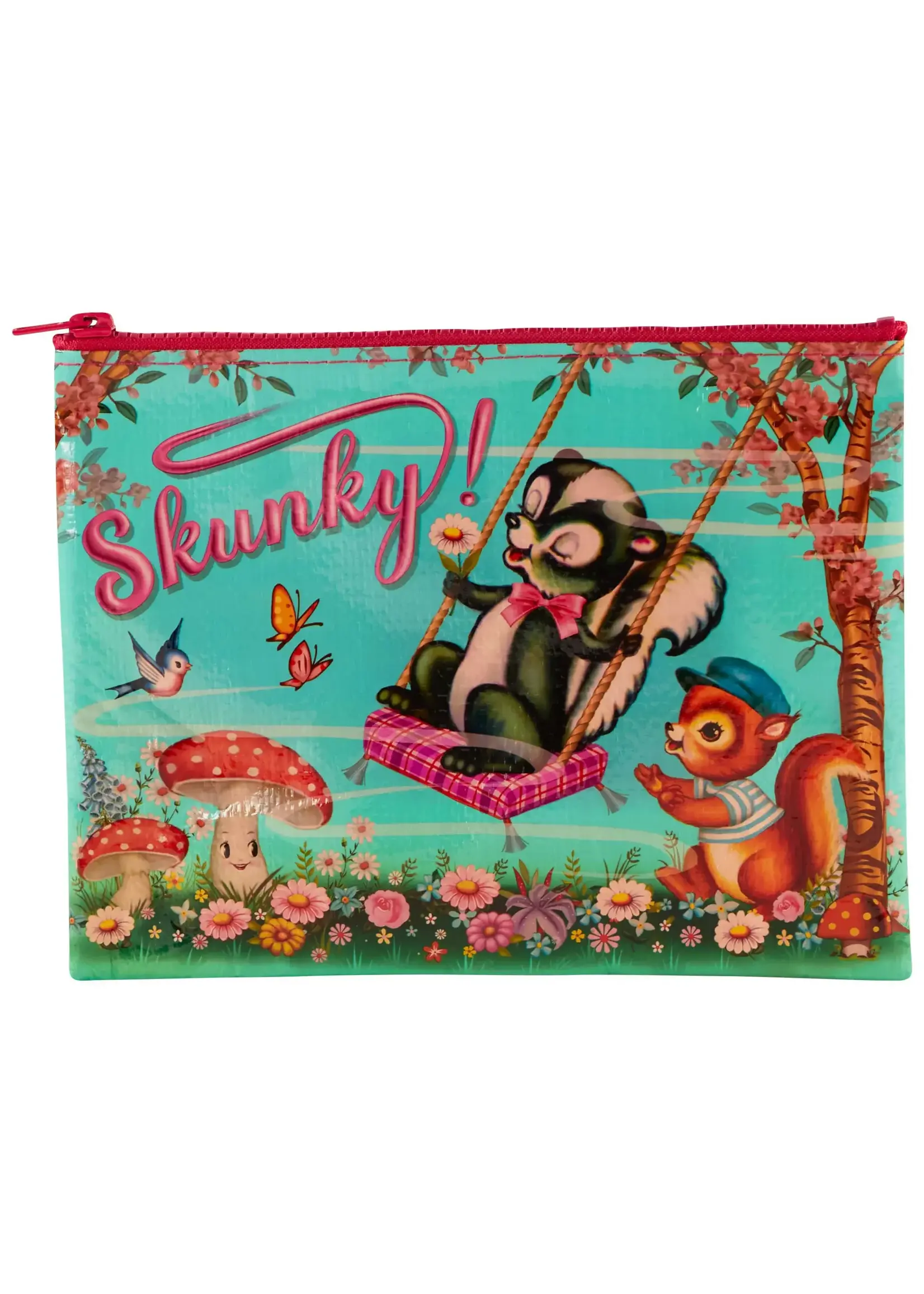 Blue Q Skunky! Zipper Pouch