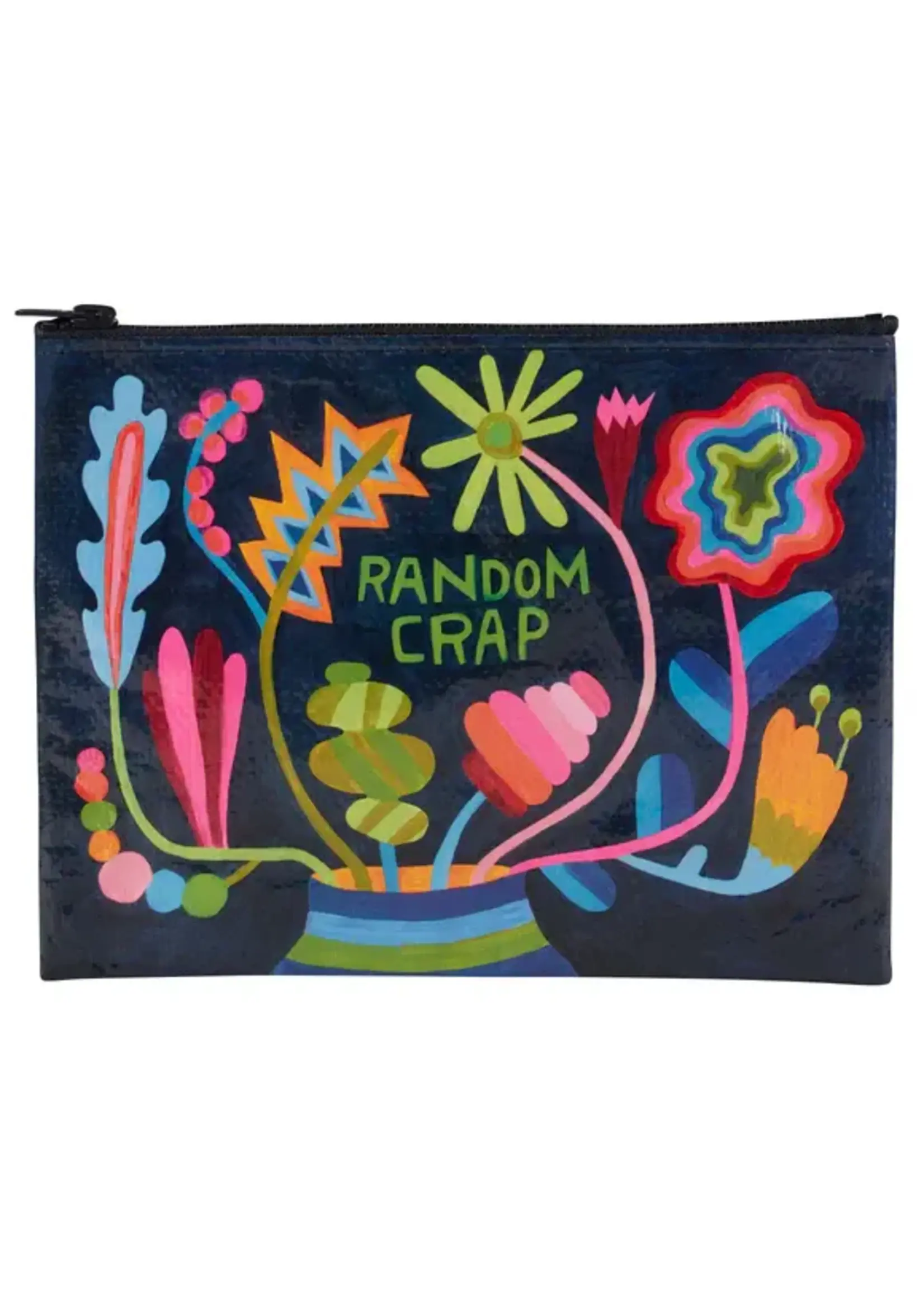 Blue Q Random Crap Floral Zipper Pouch