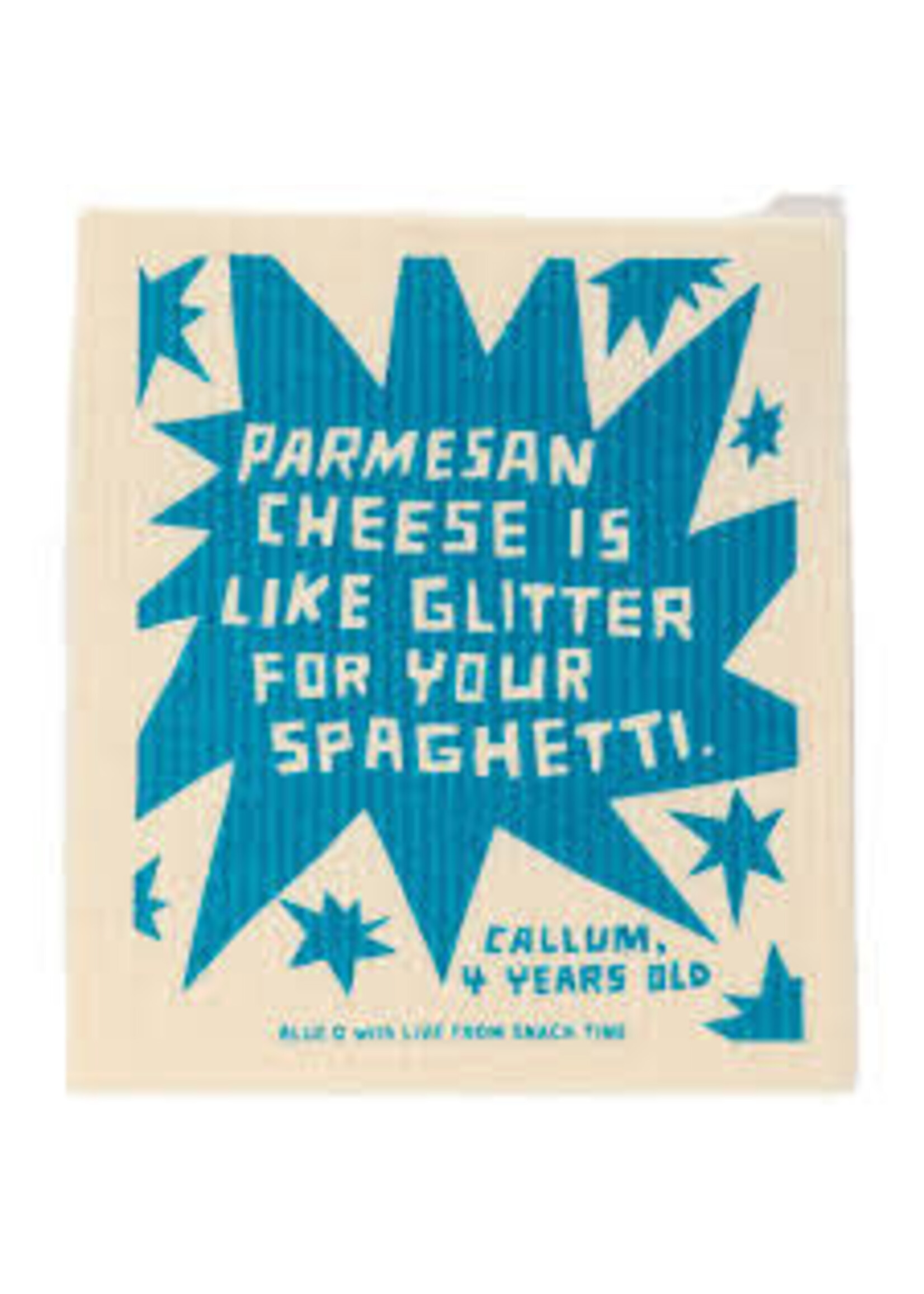 Blue Q Parmesan - Swedish Dishcloth