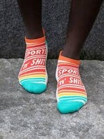 Blue Q Sports N Shit Sneaker Socks - S/M