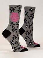 Blue Q Say It To Your Face Women's Crew Sock