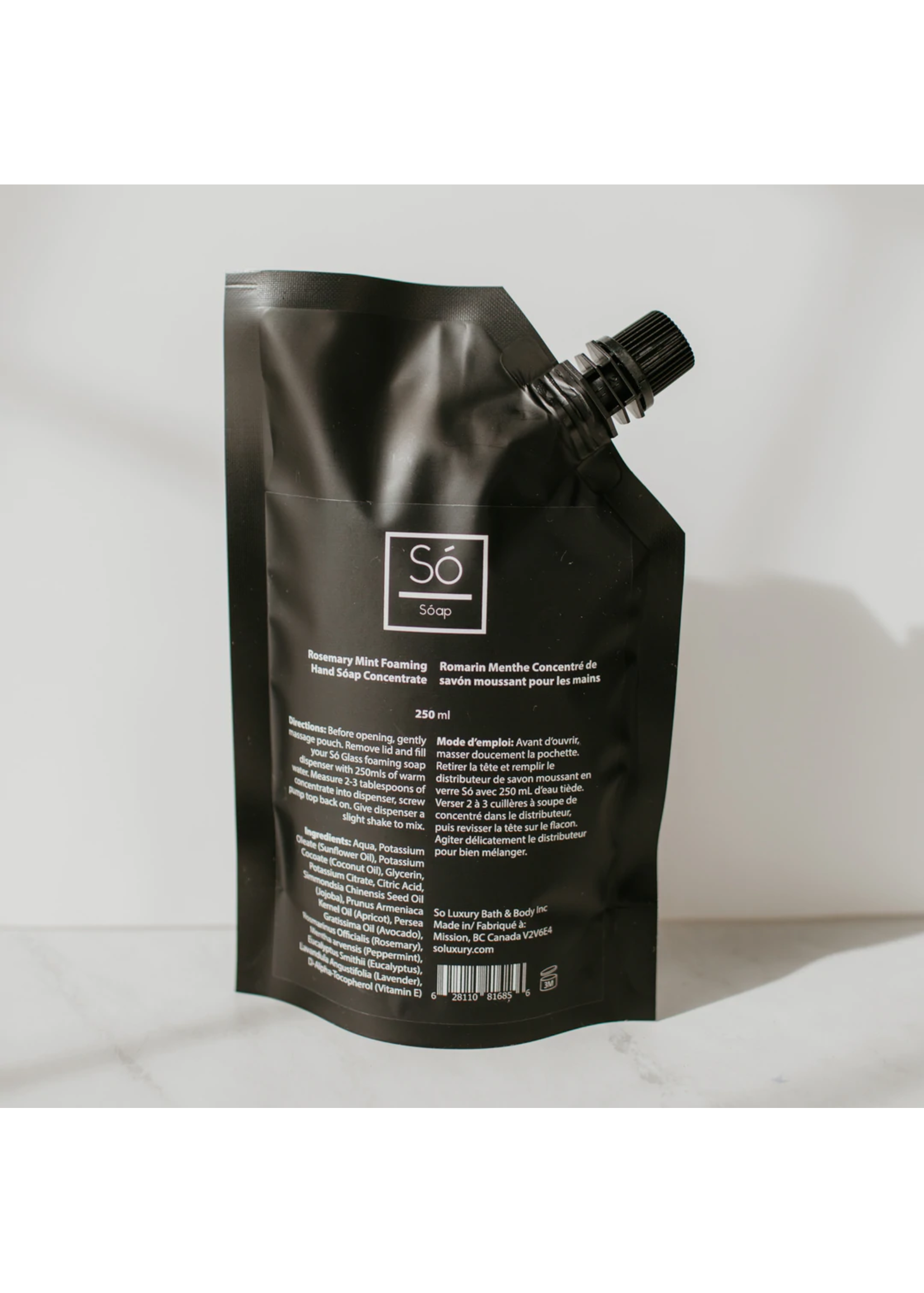 Sō Luxury Sō Foaming Hand Soap  concentrate refill - Rosemary Mint