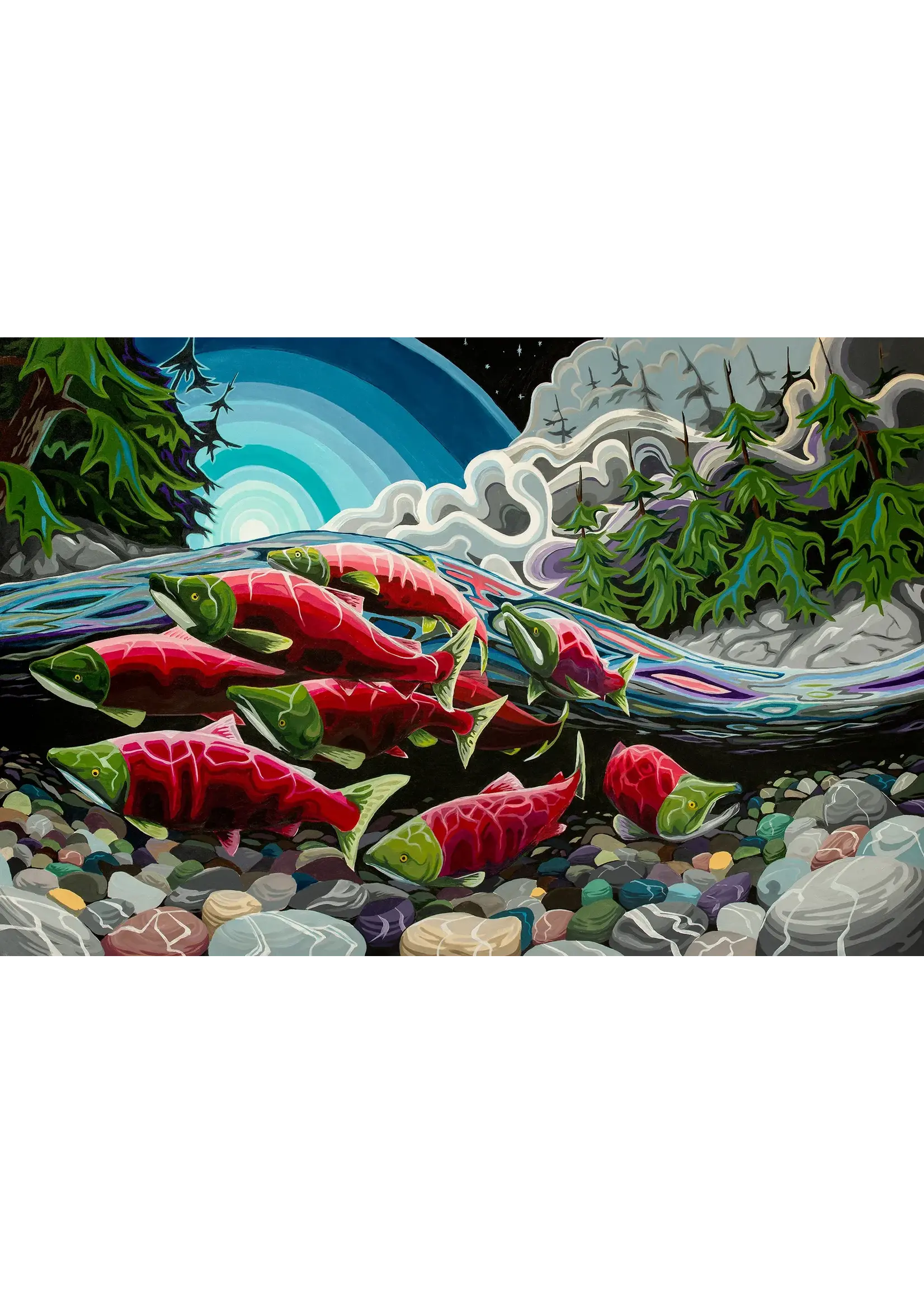 Coastal Lifeblood - Limited Signed Giclee 30" x 45"  - Christian Geissler