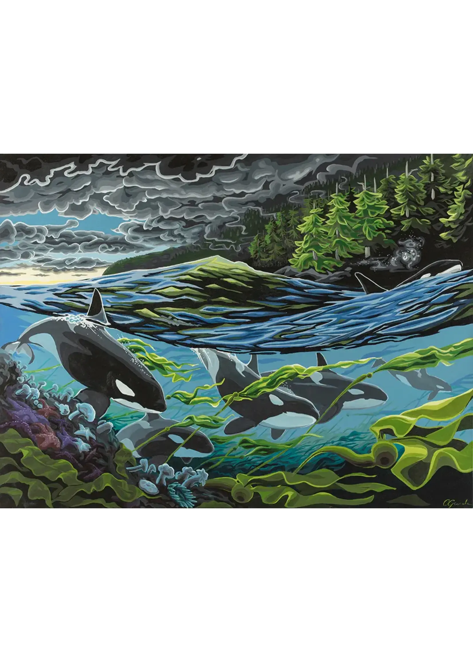 Christian Geissler Small Craft Warning - Limited signed giclée  30 x 40" - Christian Geissler