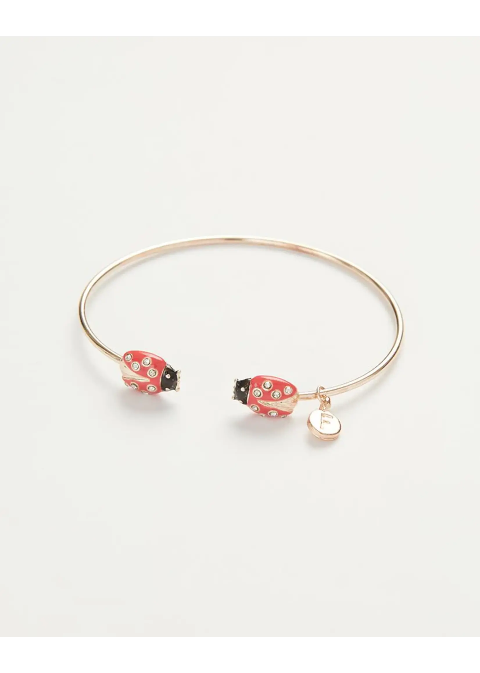Fable England Fable Enamel Ladybird Bangle