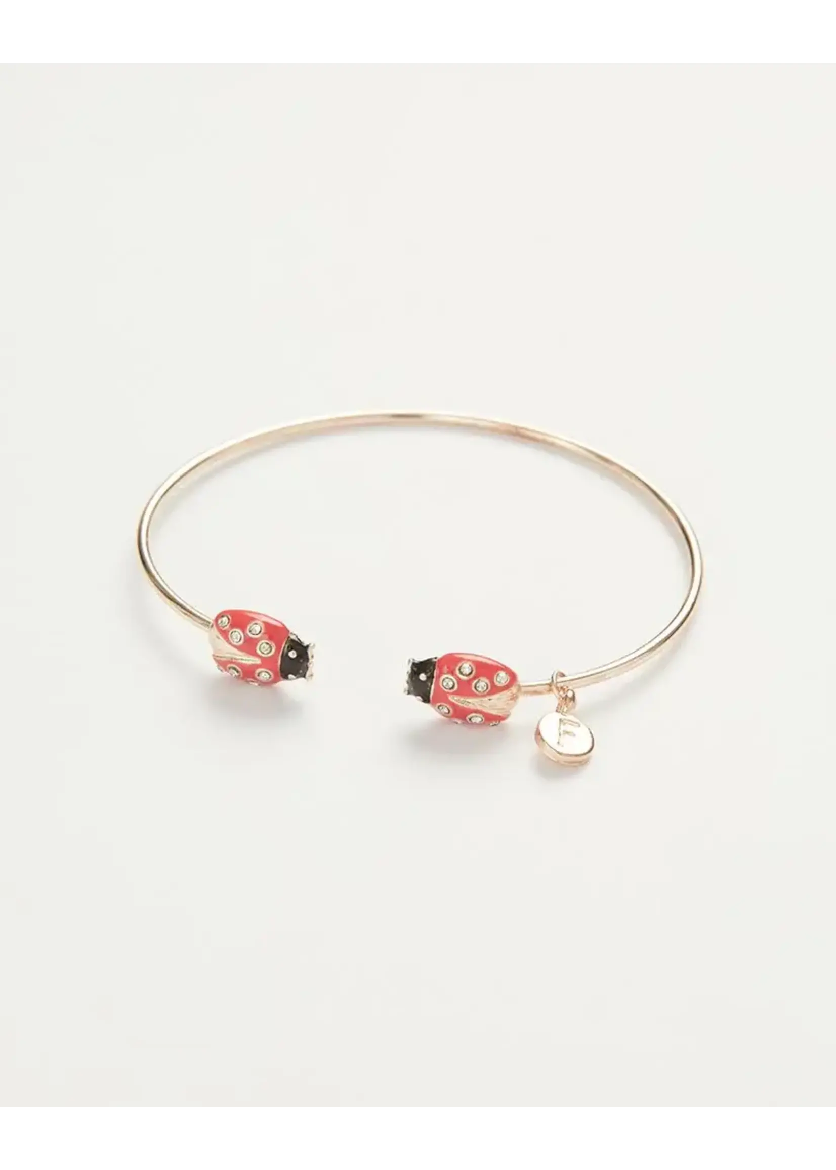 Fable England Fable Enamel Ladybird Bangle