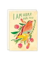 Biely & Shoaf Floral Bird Sympathy card