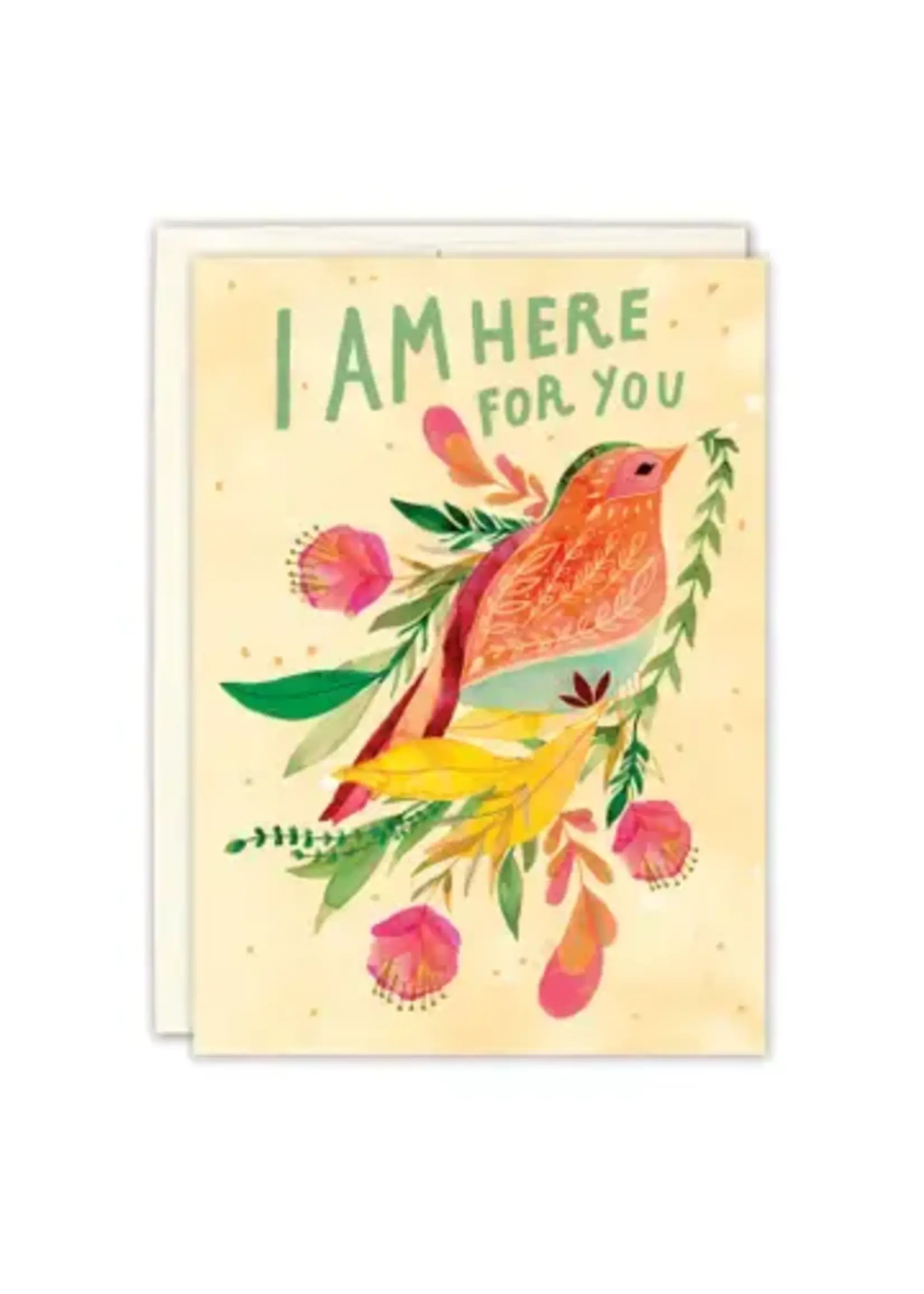 Biely & Shoaf Floral Bird Sympathy card